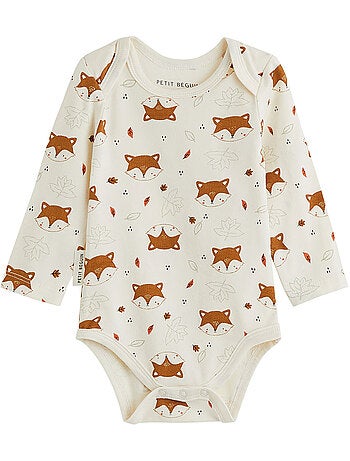 Lot de 3 bodies bébé manches longues Ginkgo