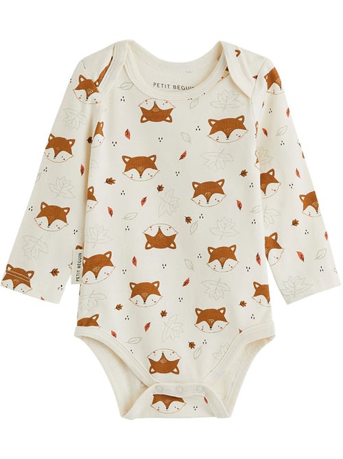 Lot de 3 bodies bébé manches longues Ginkgo - Kiabi Lot de 3 bodies bébé manches longues Ginkgo - Kiabi