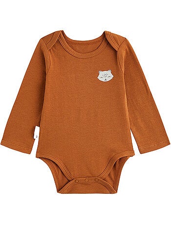 Lot de 3 bodies bébé manches longues