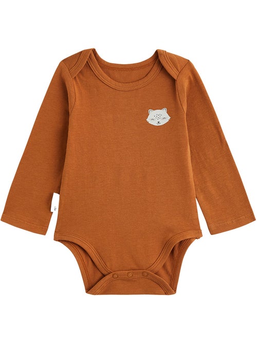 Lot de 3 bodies bébé manches longues - Kiabi Lot de 3 bodies bébé manches longues - Kiabi