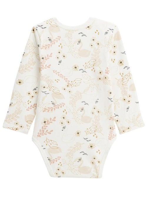 Lot de 3 bodies bébé manches longues Misty - Kiabi