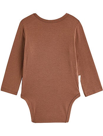Lot de 3 bodies bébé manches longues ouverture croisée