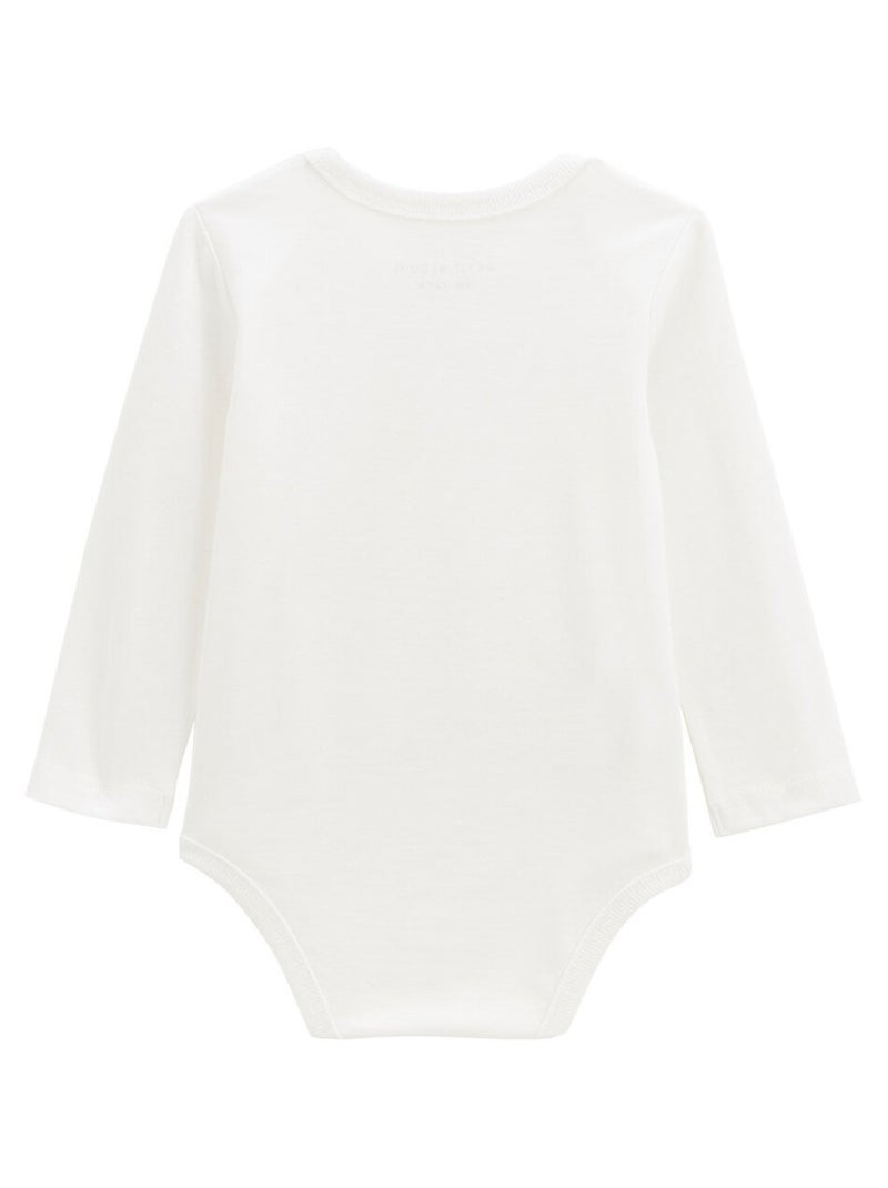 Lot de 3 bodies bébé manches longues Rose - Kiabi