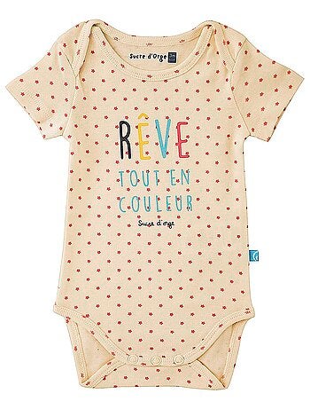 LOT DE 3 BODIES CENGIZ SUCRE D'ORGE