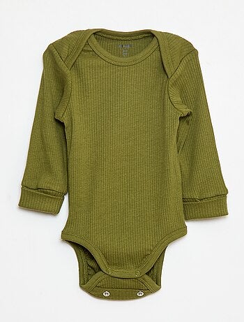 Lot de 3 bodies col US et manches longues