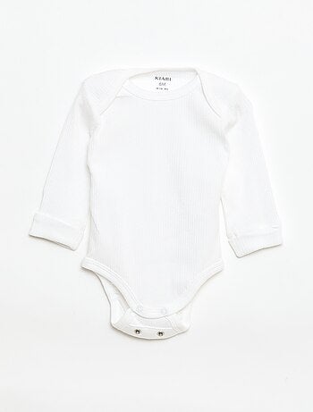 Lot de 3 bodies col US et manches longues