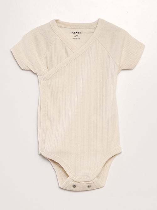Lot de 3 bodies côtelés - Kiabi