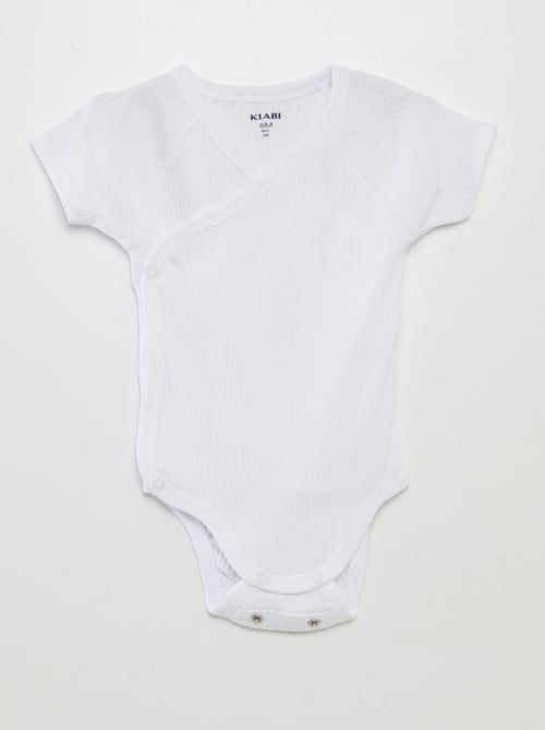 Lot de 3 bodies côtelés - Kiabi