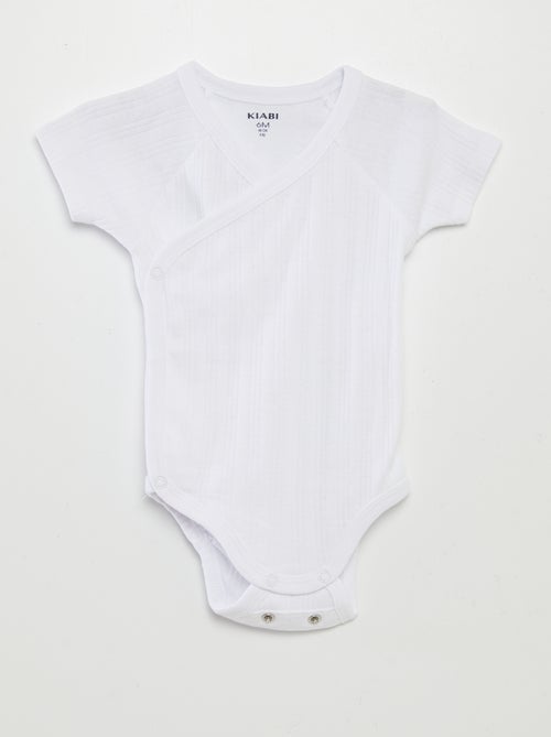 Lot de 3 bodies côtelés - Kiabi