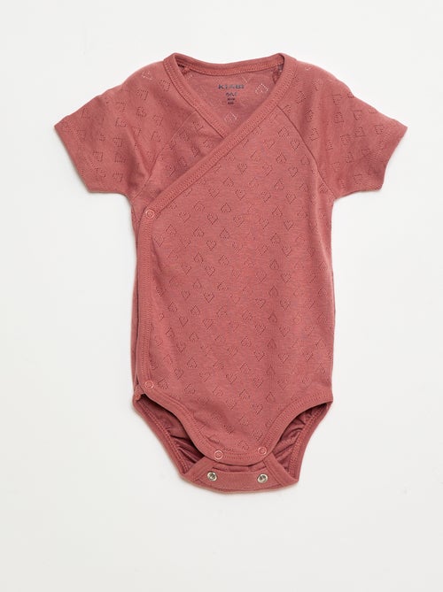 Lot de 3 bodies côtelés - Kiabi