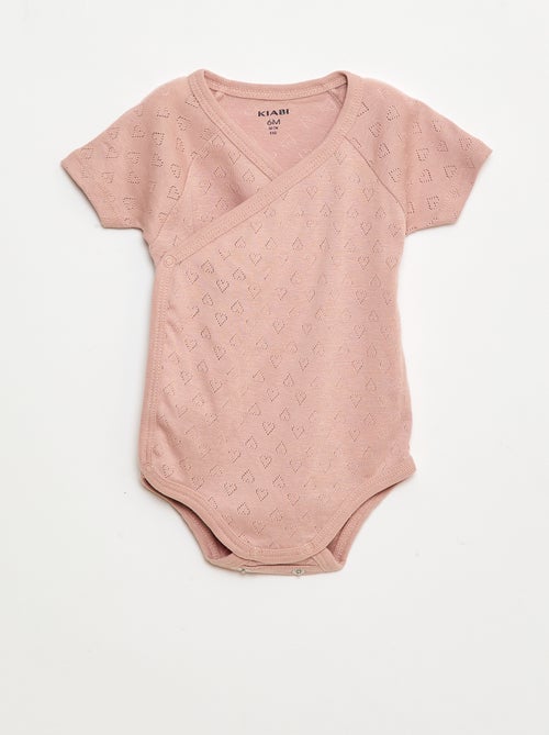 Lot de 3 bodies côtelés - Kiabi