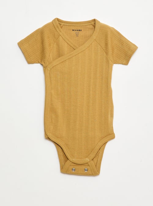 Lot de 3 bodies côtelés - Kiabi