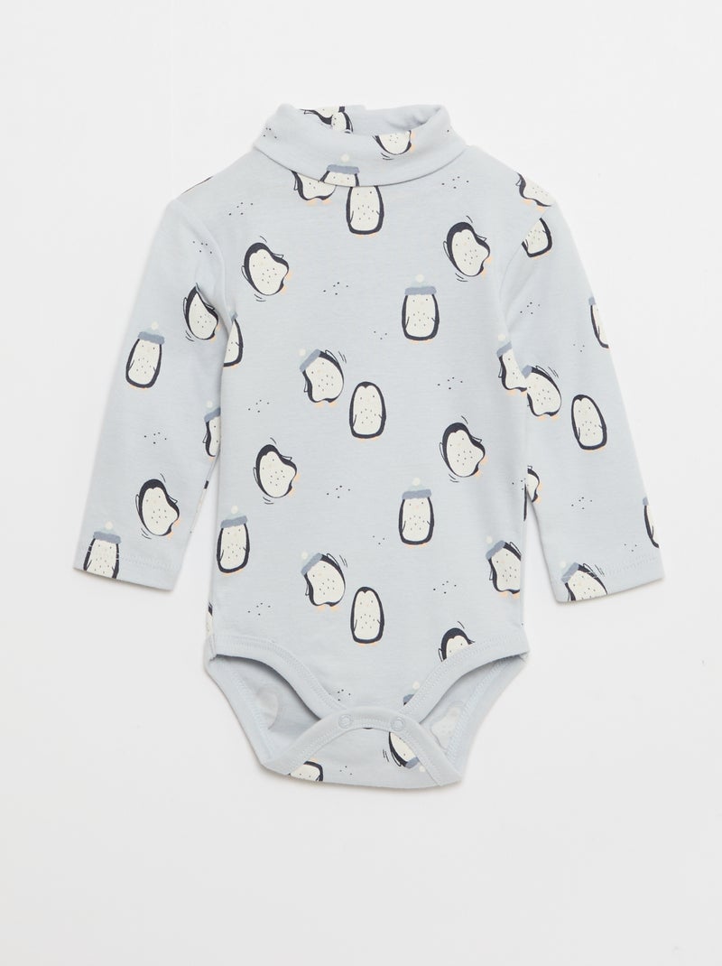 Lot de 3 bodies durable Bleu - Kiabi