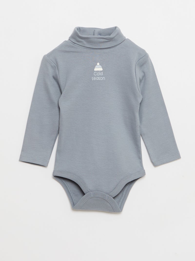 Lot de 3 bodies durable Bleu - Kiabi