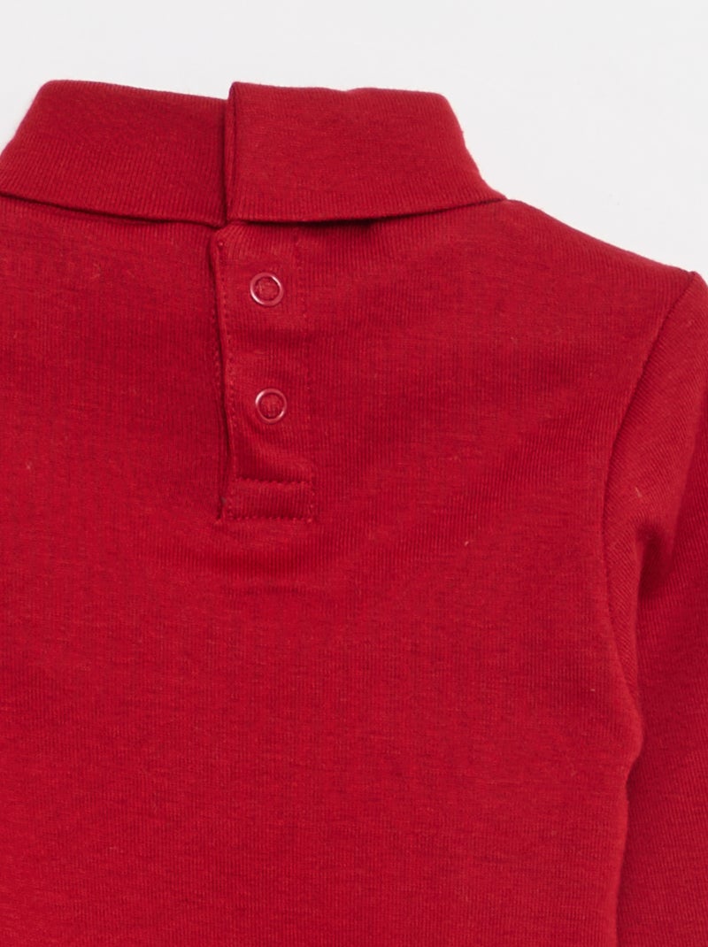 Lot de 3 bodies durable Rouge - Kiabi