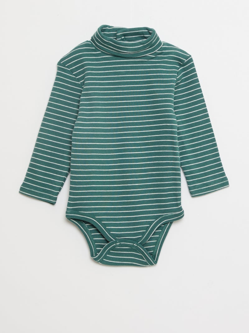 Lot de 3 bodies durable Vert - Kiabi