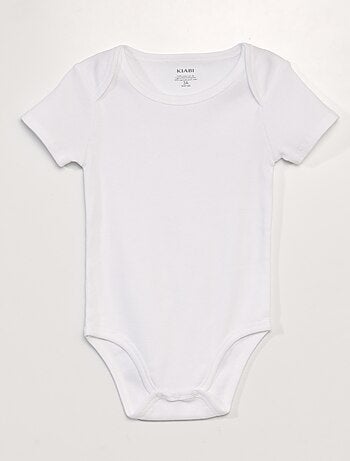 Lot de 3 bodies en coton - collection facile à enfiler