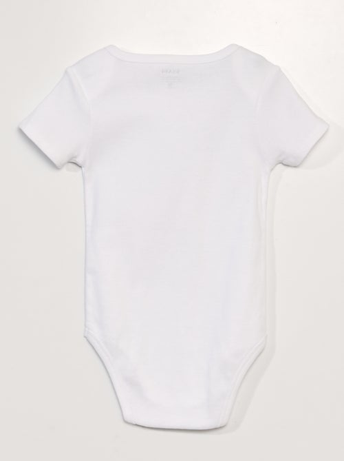 Lot de 3 bodies en coton - collection facile à enfiler - Kiabi