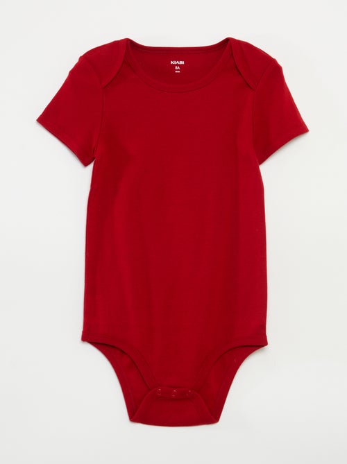 Lot de 3 bodies en coton - collection facile à enfiler - Kiabi