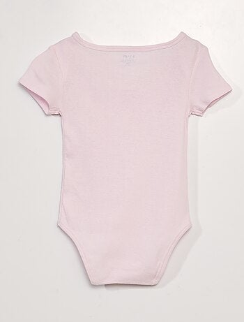 Lot de 3 bodies en coton - collection facile à enfiler