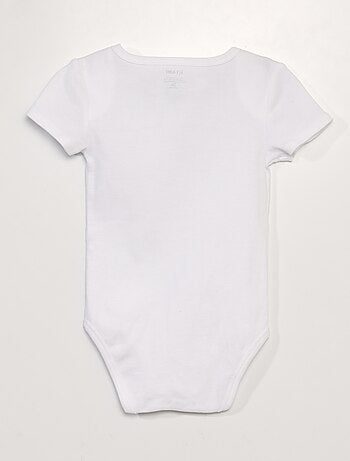 Lot de 3 bodies en coton - collection facile à enfiler