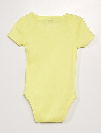 Lot de 3 bodies en coton - collection facile à enfiler