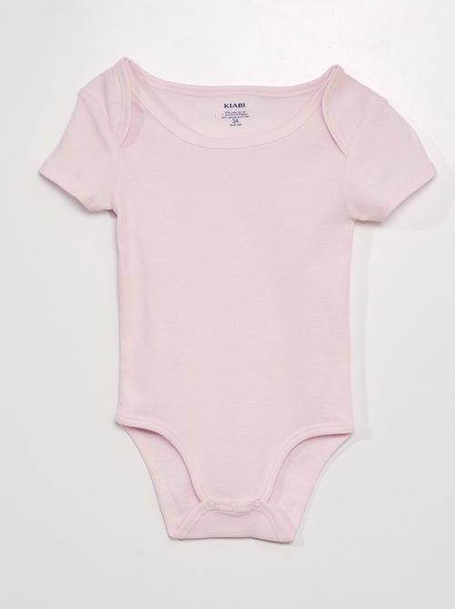 Lot de 3 bodies en coton - collection facile à enfiler - Kiabi