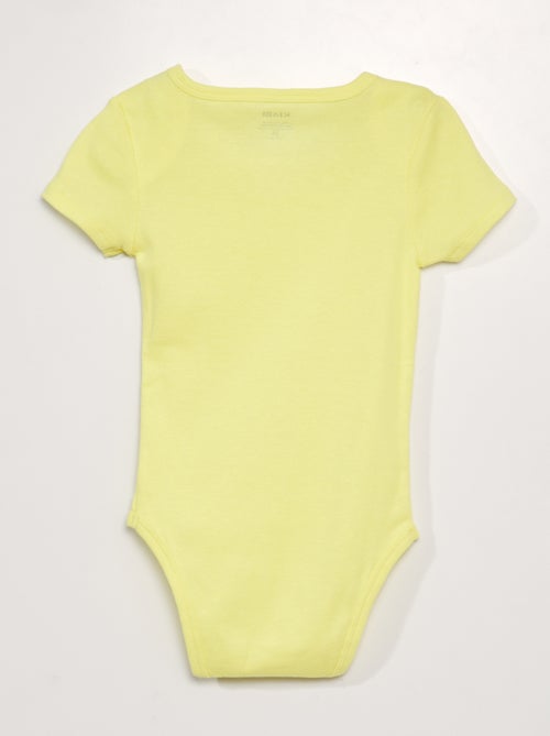 Lot de 3 bodies en coton - collection facile à enfiler - Kiabi