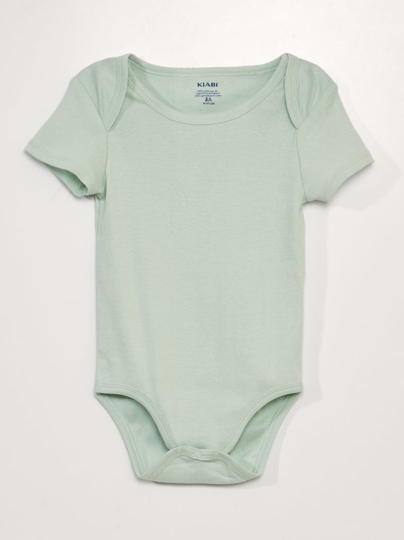 Lot de 3 bodies en coton - So Easy Bleu - Kiabi