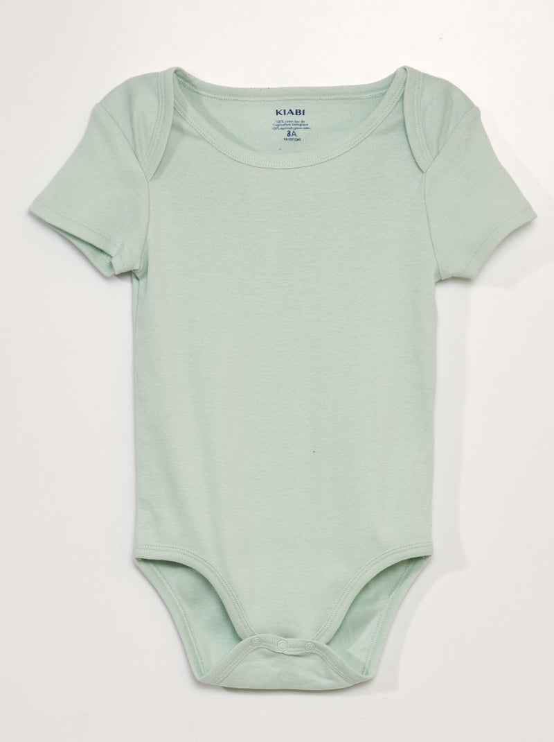 Lot de 3 bodies en coton - So Easy Bleu - Kiabi