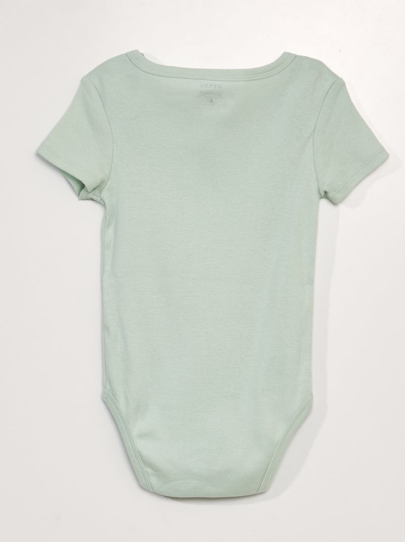 Lot de 3 bodies en coton - So Easy Bleu - Kiabi