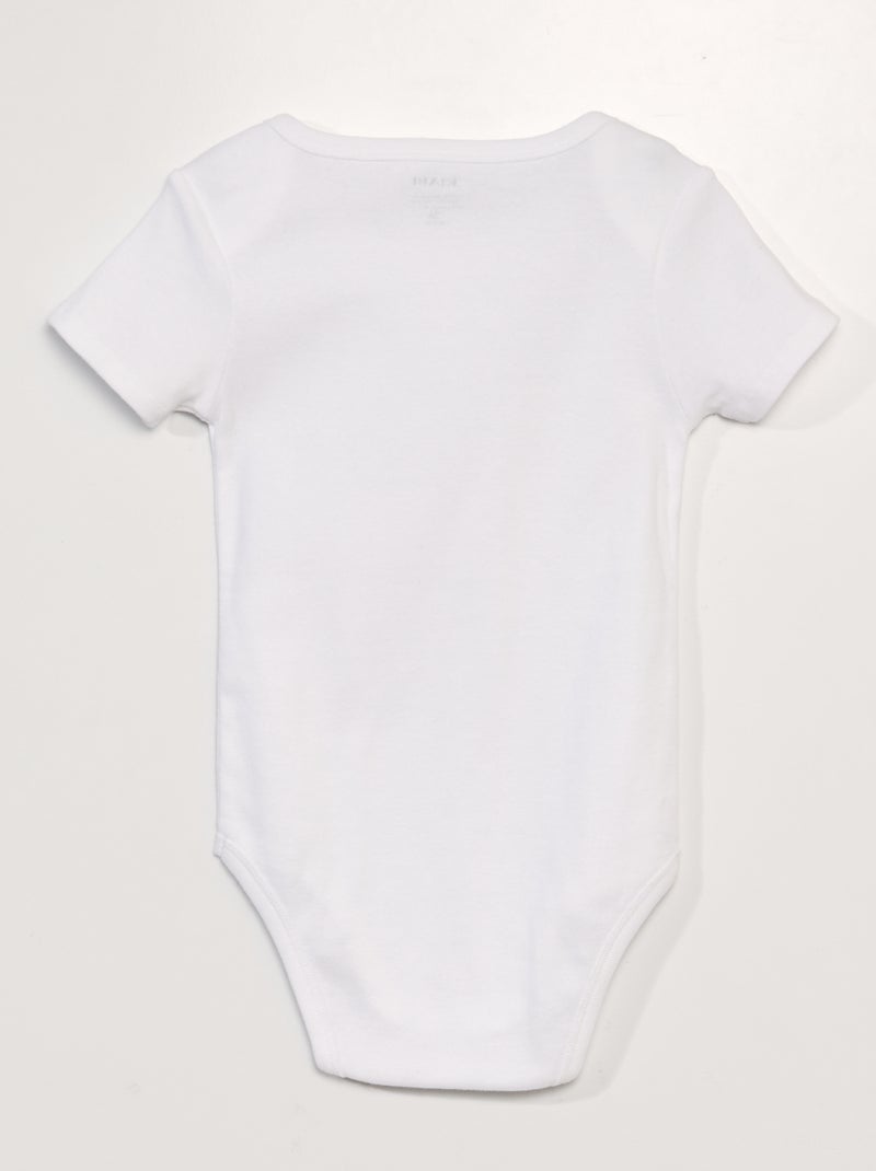 Lot de 3 bodies en coton - So Easy Bleu - Kiabi