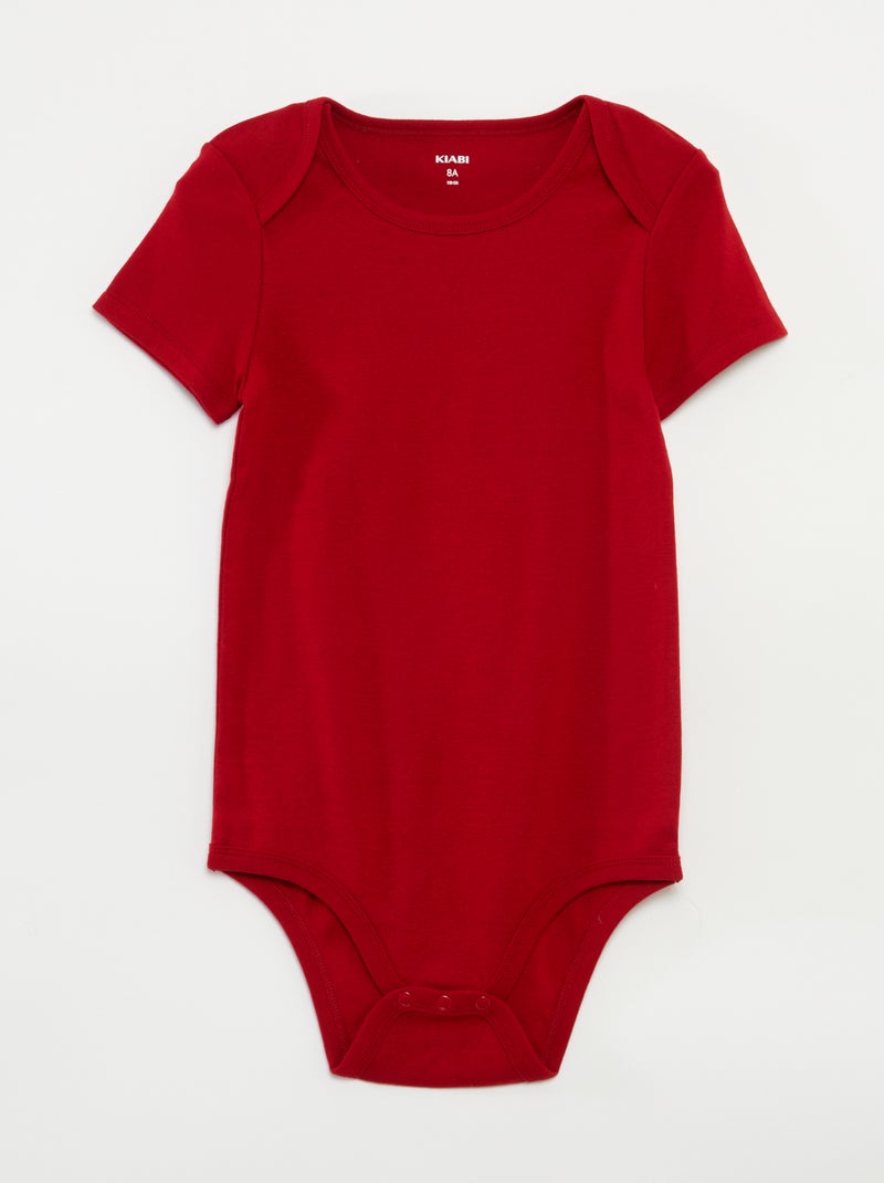 Lot de 3 bodies en coton - So Easy BLEU - Kiabi