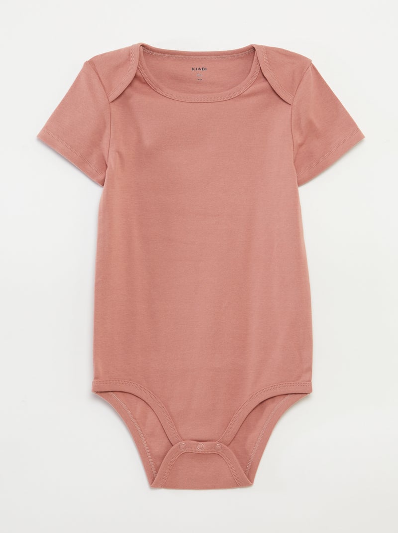 Lot de 3 bodies en coton - So Easy ROSE - Kiabi