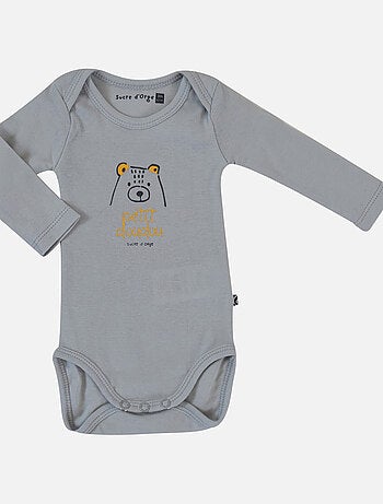 LOT DE 3 BODIES ENDRIX MANCHES LONGUES BEBE