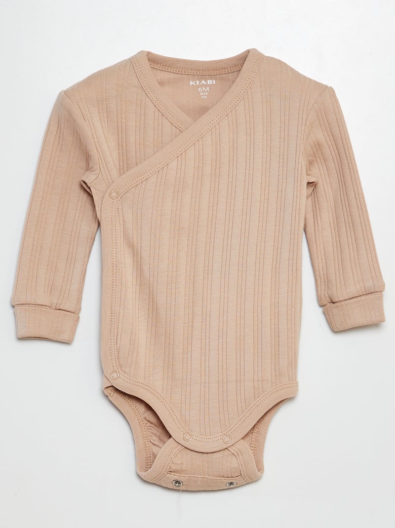 Lot de 3 bodies évolutif Bleu - Kiabi