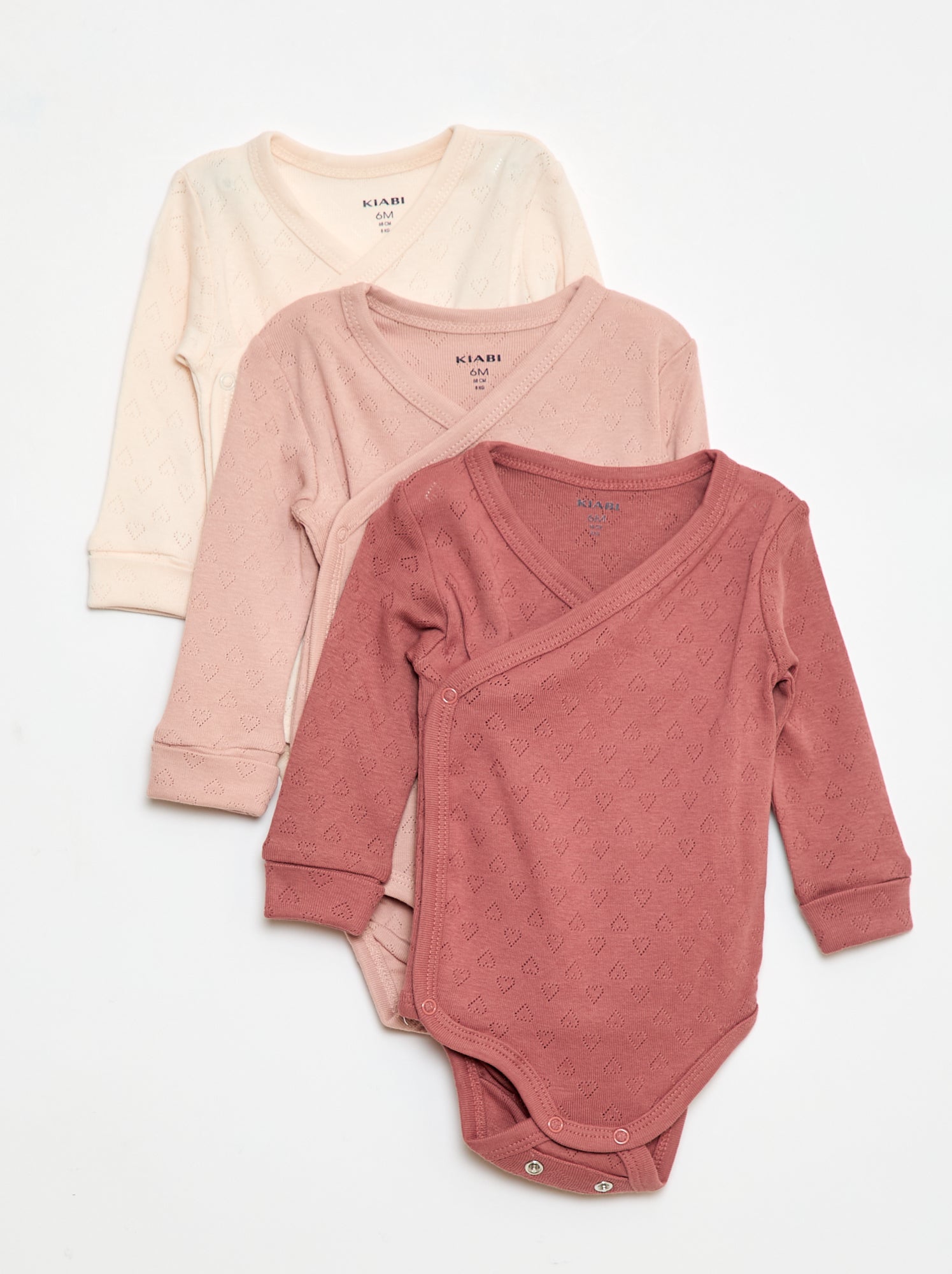 Lot de 3 bodies évolutif