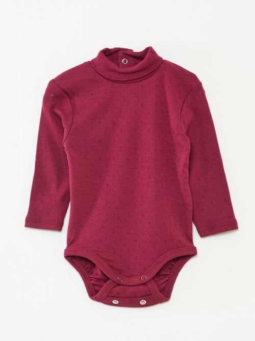 Lot de 3 bodies évolutifs en maille pointelle - Kiabi