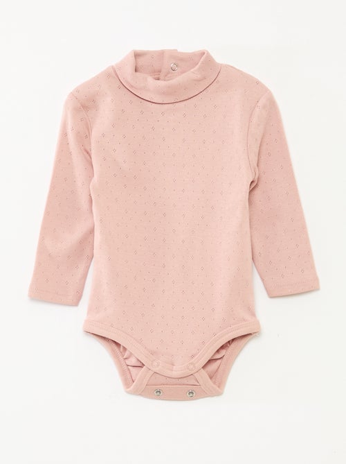 Lot de 3 bodies évolutifs en maille pointelle - Kiabi