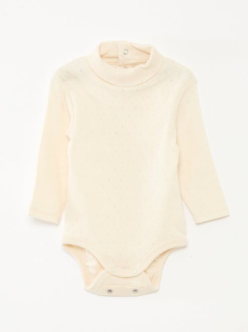 Lot de 3 bodies évolutifs en maille pointelle - Kiabi