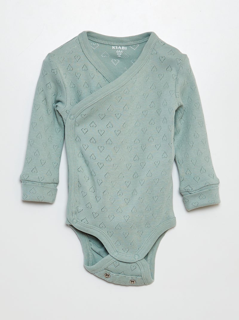 Lot de 3 bodies évolutifs Rose - Kiabi