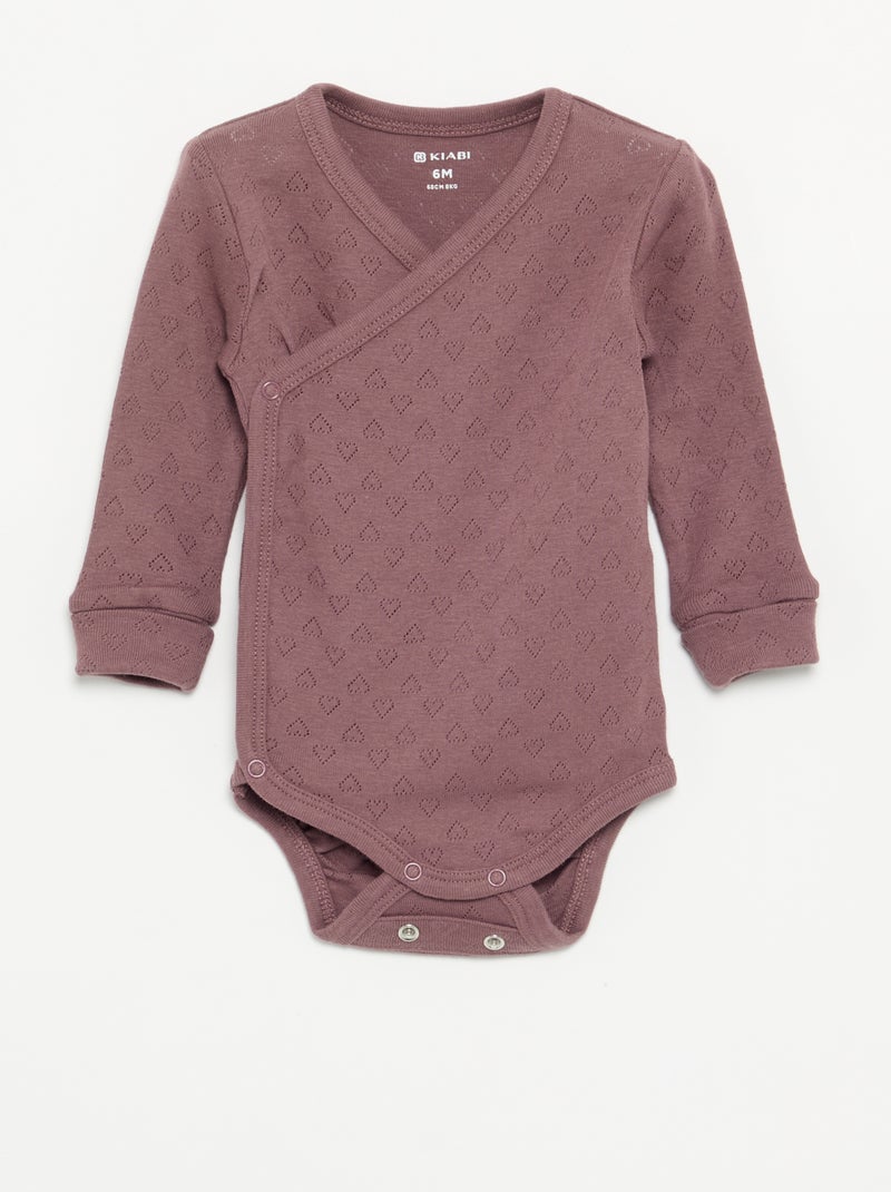 Lot de 3 bodies évolutifs Rose - Kiabi