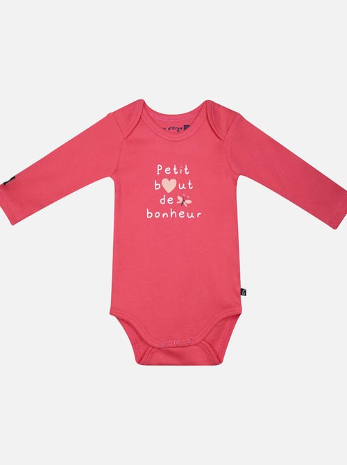 LOT DE 3 BODIES GALATEE MANCHES LONGUES BEBE - Kiabi