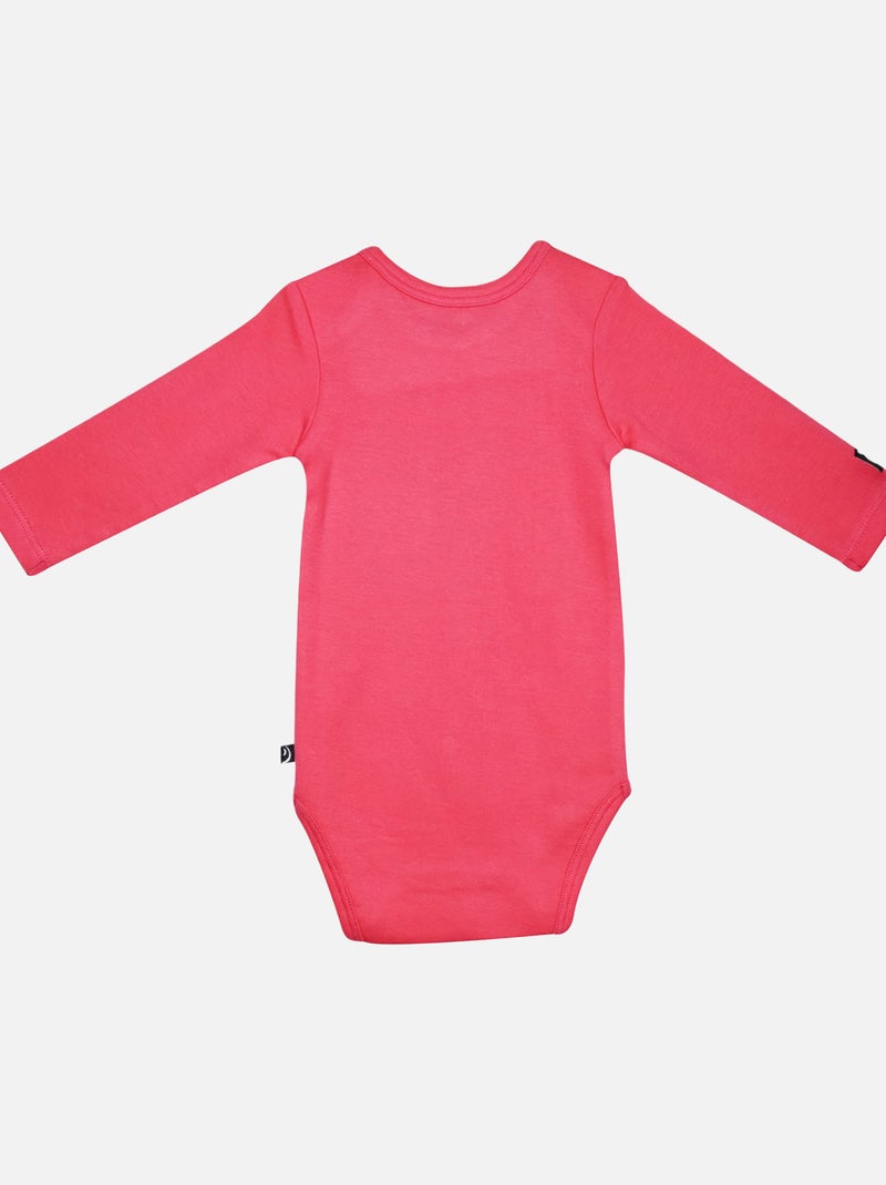LOT DE 3 BODIES GALATEE MANCHES LONGUES BEBE Rose - Kiabi