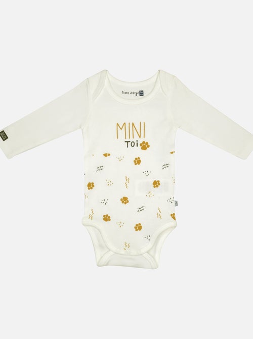 LOT DE 3 BODIES GEREMI MANCHES LONGUES BEBE - Kiabi