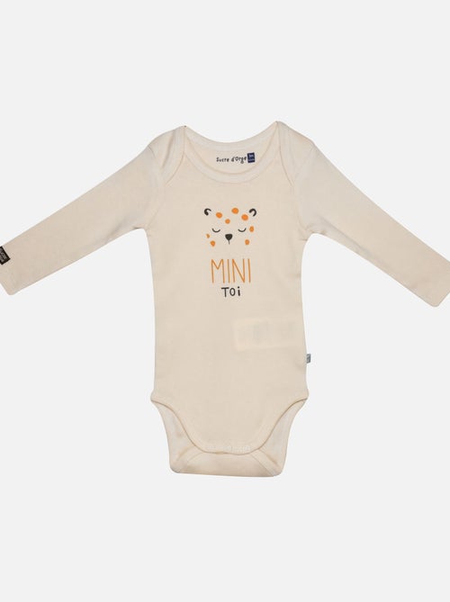 LOT DE 3 BODIES GEREMI MANCHES LONGUES BEBE - Kiabi