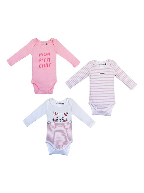 LOT DE 3 BODIES GERSON - Kiabi