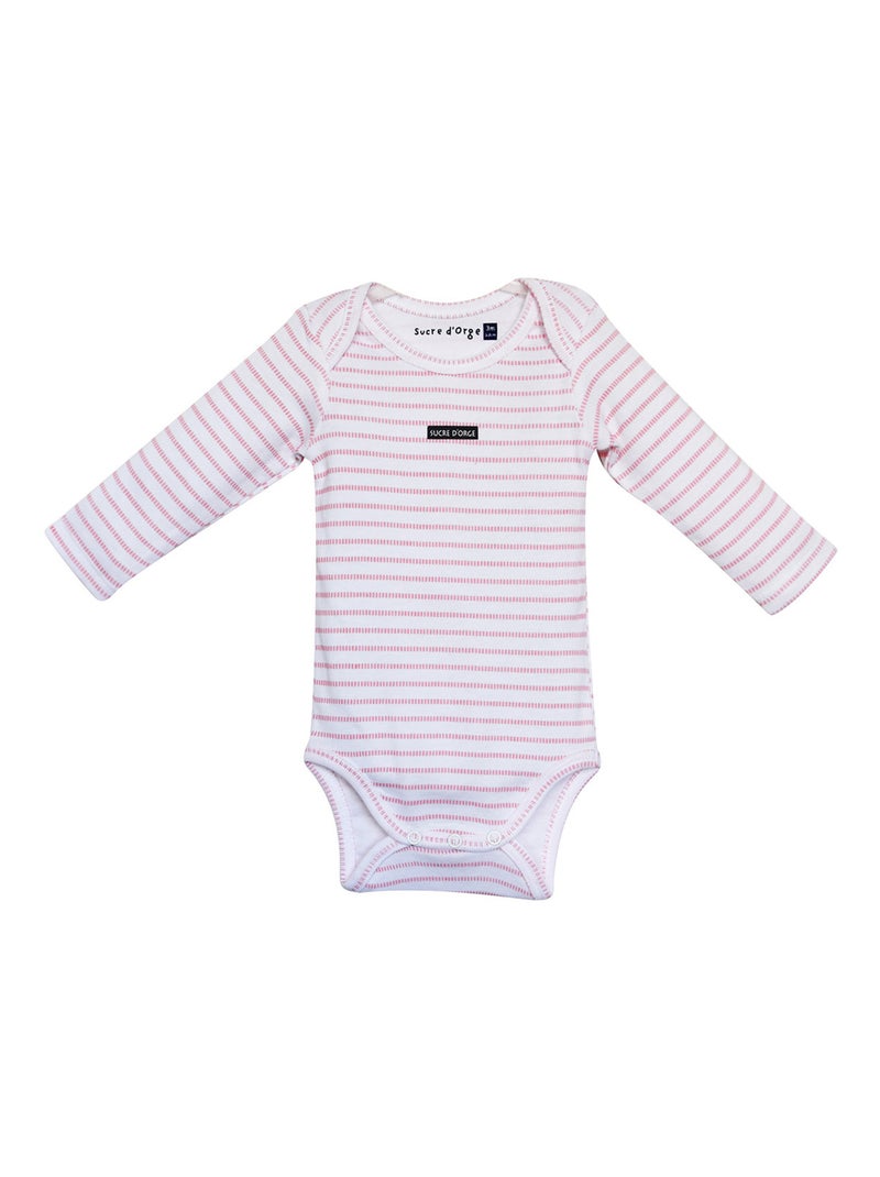 LOT DE 3 BODIES GERSON Rose - Kiabi