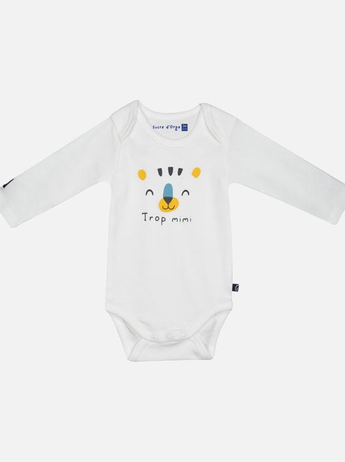 LOT DE 3 BODIES GRADY MANCHES LONGUES BEBE - Kiabi