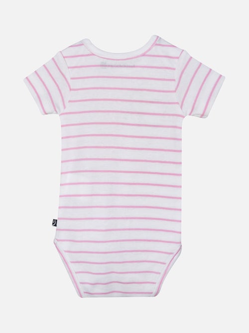 LOT DE 3 BODIES HABY MANCHES COURTES BEBE - Kiabi